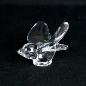Cristal De Sevres Franc Crystal Clear Dove Bird Figurine 4.5"